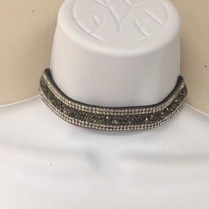 Rhinestone Black & Charcoal Versatile Jewelry